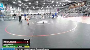 42-43 lbs Round 2 - Waylon Gardner, Steelclaw Wrestling Club vs Rhett Jessop, Montana