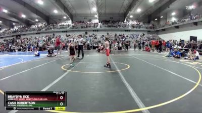 60 lbs Cons. Round 2 - Cash Robertson, Victory Wrestling-AAA vs Braydyn Eck, Webb City Youth Wrestling Club-AAA