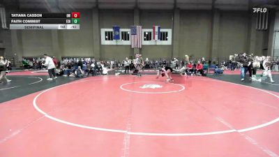 115A Semifinal - Faith Combest, Ft. Zumwalt North vs Tatiana Casson, Omaha Westside