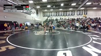 125 lbs Champ. Round 1 - Corrine Gaby, Wheatland vs Searney O`Brien, Sheridan