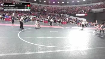 150 lbs Champ. Round 1 - Jett Pedretti, Cashton vs Griffin Schlafli, Pec-Argyle Youth Wrestling