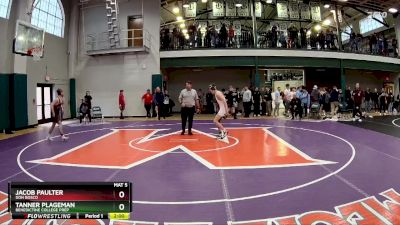 126 lbs Cons. Round 3 - Jacob Paulter, Don Bosco vs Tanner Plageman, Benedictine College Prep