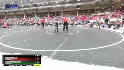 49 lbs Quarterfinal - Kaleb Millz, Pomona Elite vs Camden Holden, Ponca City