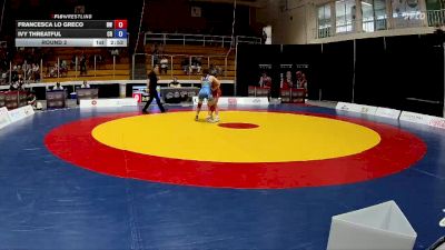 53kg Round 2 - Francesca Lo Greco, Brock WC vs Ivy Threatful, Coast RTC
