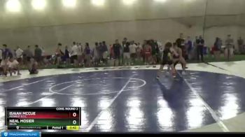 123 lbs Cons. Round 2 - Isaiah Mccue, Midwest R.T.C. vs Neal Mosier, DELTA