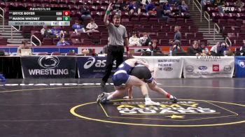 127 lbs First Round - Bryce Boyer, Kennett vs Mason Whitney, Abington Heights