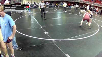 140 lbs Cons. Round 4 - Dallas Barclay, Norris Wrestling Club vs Cooper Jacob, Neligh Oakdale