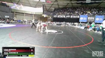 1A 132 lbs Semifinal - Raul Sanchez III, Wapato vs Cole Ekerson, Montesano