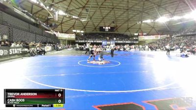 2A 120 lbs Champ. Round 1 - Cash Boos, Black Hills vs Trevor Anderson, Orting