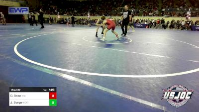 112 lbs Round Of 32 - Daxton Bean, Elgin Wrestling vs Jax Byrge, Weatherford Youth Wrestling