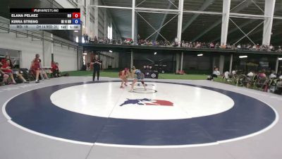 110 lbs Elana Pelaez, Maryland vs Kirra Streng, Ohio Red