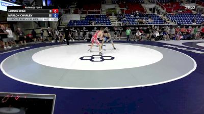 120 lbs Cons. Rd Of 128 - Jaxsen Jean, IN vs Marlon Charley, OH