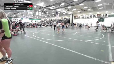 285 lbs Round 3 - Nicholas Barry, Heritage High School vs Steven Brown, East Kansas Eagles