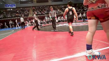 110 lbs Quarterfinal - JT Vaughn, Skiatook Youth Wrestling vs Maximus Lupardus, ALL AMERICAN WRESTLING CLUB