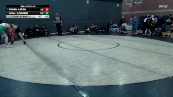 140 lbs Cons. Round 2 - Lukah Schwarz, Bonneville Wrestling Club vs Rowdy Karbo, Lakeland Wrestling Club