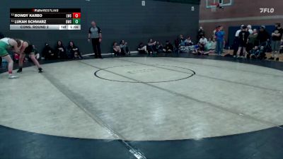 140 lbs Cons. Round 2 - Lukah Schwarz, Bonneville Wrestling Club vs Rowdy Karbo, Lakeland Wrestling Club