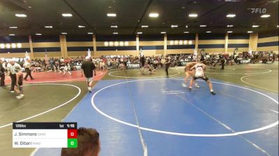 126 lbs Round Of 32 - Jake Simmons, Oakdale WC vs Weston Dibari, Shadow Ridge