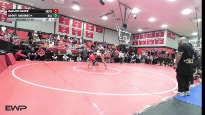 132 lbs Round Of 16 - Karver Baker, Kiefer High School vs Miggy Anderson, McAlester