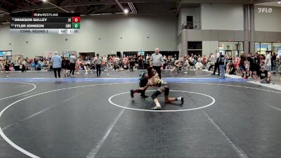 90 lbs Cons. Round 2 - Draeson Gulley, Junction City vs Tyler Johnson, Lakin Wrestling Club