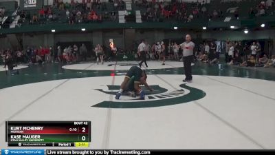 125 lbs Champ. Round 1 - Kurt McHenry, Michigan vs Kase Mauger, Utah Valley University