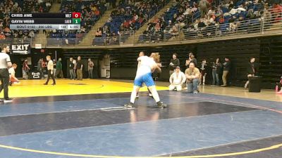 250 lbs Round Of 32 - Chris Awe, Milton Hershey vs Gavin Webb, Laurel