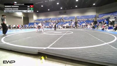 110-115 lbs Rr Rnd 1 - Hannah Herrera, Terminator Wrestling Academy vs Christina Bivins, Panther Youth Wrestling