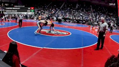 132-5A Semifinal - Carter Brickley, Lassiter H.S. vs Brock Salas, Creekview