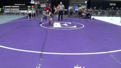 62 lbs Consi Of 8 #2 - Jeffrey Swanick, Hawley vs Chase Warriner, Willow Grove