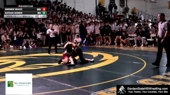 138 lbs Nathan Gomes, Morris Knolls Hs vs Andrew Mucci, Morris Hills