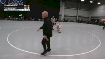 132 lbs Cons. Quarters - Easton Enyeart, Moen Wrestling Academy vs Jaxsen Bailey, South Side Wrestling Club