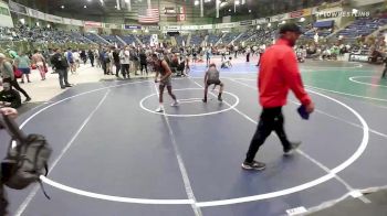 120 lbs Quarterfinal - Keaton Kloke, David City vs Landon Eckenroth, Mile High WC