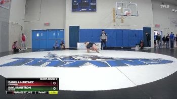 126 lbs Champ. Round 2 - Kayli Ranstrom, Skyline vs Daniela Martinez, Stansbury