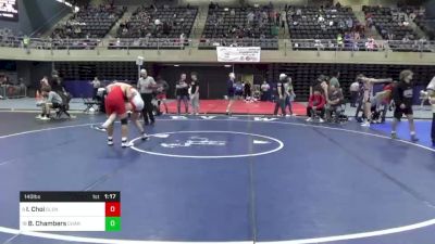 140 lbs Consi Of 8 #1 - Isaac Choi, Glenwood, MD vs Brogan Chambers, Charleston, WV