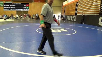 157 lbs Cons. Round 4 - Anthony Rubio, Cuesta vs Marvin Morton, Palomar College