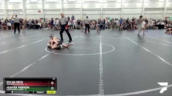 76 lbs Round 1 (4 Team) - Dylan Deck, The Wrestling Mill vs Hunter Pierson, Contenders Green