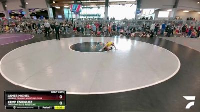 52 lbs Semifinal - James Michel, Firebird Trained Wrestling Club vs Kemp Enriquez, Takedown Elite Wrestling