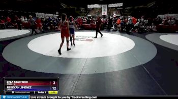 106 lbs Placement Matches (16 Team) - Kaelena Ahrens, SAWA vs Destiny Huitron, LAWA