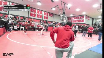 157 lbs Round Of 32 - Traylyn Lewis, Okmulgee vs David Grandstaff, Hilldale