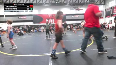 70 lbs Round 3 - Griffin Rush, Unaffiliated vs Myron Hayre, Legacy Elite Wrestling Club