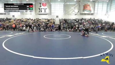 54 lbs Semifinal - Lyam McDonald, Club Not Listed vs Silas Bachman, Barker/Royhart Wrestling Club