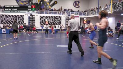 160 lbs Round Of 16 - Christian Feight, Chestnut Ridge vs Jordan Perks, Franklin Regional