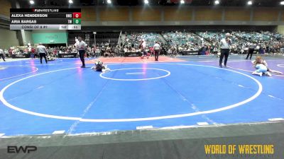 73 lbs Consi Of 8 #1 - ALEXA HENDERSON, Harrisburg Mat Club vs Aria Bargas, Turlock Wrestling