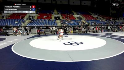 106 lbs Cons. Rd Of 16 - Roman Fonseca, CA vs Paden Alyea, VA