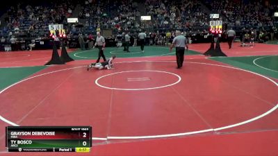 95 lbs Semifinal - Grayson Debevoise, MIRA vs Ty Bosco, ARC3