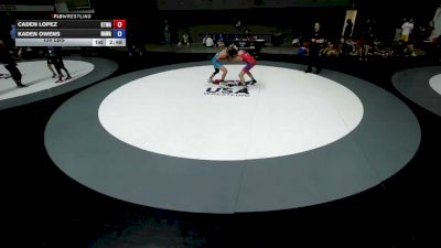 120 lbs Caden Lopez, KTWA-Kings-Tulare Wrestling Association vs Kaden Owens, NAWA - North Area Wrestling Association