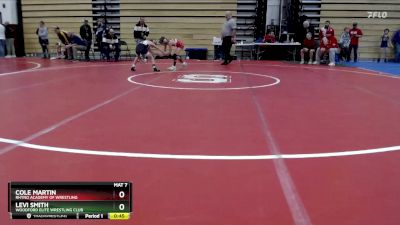 70 lbs Cons. Round 2 - Levi Smith, Woodford Elite Wrestling Club vs Cole Martin, Rhyno Academy Of Wrestling