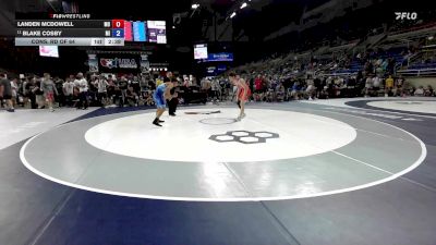 150 lbs Cons. Rd Of 64 - Landen McDowell, MO vs Blake Cosby, MI