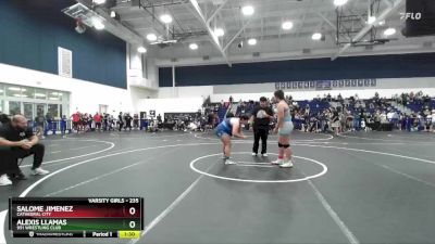 235 lbs Round 5 - Salome Jimenez, Cathedral City vs Alexis Llamas, 951 Wrestling Club