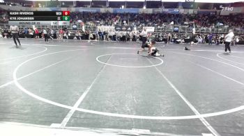 72 lbs Round Of 32 - Kash Riveros, Wichita Training Center vs Kye Johansen, St. Paul Youth Wrestling