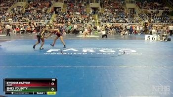 100 lbs 7th Place Match - Emily Youboty, Bismarck Legacy vs K`yonna Castine, Minot